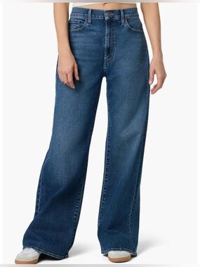 Hudson NWT Jolene Wide Leg Blue Jeans Alexandra Wash Size 32 Highrise